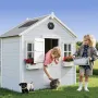 Gable Mount Fan, 12 Inch Solar Power Attic Exhaust Fan with Adjustable Thermostat & Outer Mesh, 1300 CFM House Ventilator Cools 