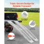 Steel Ramps, 1000 lbs, 2Pcs Heavy-duty Ramps with Wider Ramp Surface, Universal Stable Loading Ramp with Handles, Fit for ATV, U