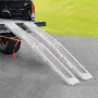 Steel Ramps, 1000 lbs, 2Pcs Heavy-duty Ramps with Wider Ramp Surface, Universal Stable Loading Ramp with Handles, Fit for ATV, U