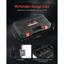 Hex Bit Socket Set, 32-Piece, S2 Alloy Steel and Cr-V Steel, Standard SAE and Metric, 1/4 in, 3/8 in, and 1/2 in Drives, with En