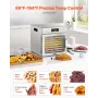 8 bakker mad dehydrator maskine rustfrit stål 400W rykkende