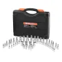 Torx Bit Socket and External Torx Socket Set, 60-Piece T6-T70, TT6-TT70, TP8-TP60, E4-E24, S2 Alloy Steel and Cr-V Steel, 1/4 in