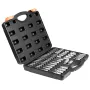 Torx Bit Socket and External Torx Socket Set, 60-Piece T6-T70, TT6-TT70, TP8-TP60, E4-E24, S2 Alloy Steel and Cr-V Steel, 1/4 in