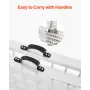 Aluminum Ramps, 2000 lbs, 2Pcs Heavy-duty Ramps with Wider Ramp Surface, Universal Stable Loading Ramp with Handles, Fit for ATV
