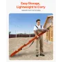 6-delt torpedo niveau 78/48/32/24/16/10 inch boks niveauer med