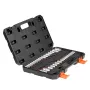 Torx Bit Socket Set, 34-Piece Solid Star and Tamper Proof T6-T70, S2 Alloy Steel and Cr-V Steel, 1/4 in, 3/8 in, and 1/2 in Driv