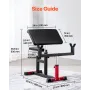 Preacher Curl Bench Justerbar hjemme Gym Biceps Machine Barbell