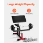 Preacher Curl Bench, Strength Training Biceps Machine, Max load 440 LBS Home Gym Equipment, Seated Arm Isolated Barbell Dumbbell