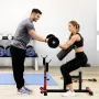 Preacher Curl Bench Justerbar hjemme Gym Biceps Machine Barbell