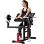 Preacher Curl Bench Justerbar hjemme Gym Biceps Machine Barbell
