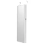 Mirror smykkeskab 47.05in Låsbar væg eller dørmonteret armoire
