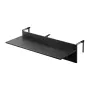 Balcony Hanging Table, 12 x 48 in Folding Balcony Railing Table, Outdoor Balcony Bar Table for Railings, 50 lbs Loading, Fit Rai