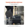 Rolling Laptop Bag 17,3 inch / 43,9 cm Wheeled Computer Bag for Women Men Black Gold