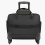 Rolling Laptop Bag 17,3 inch / 43,9 cm Wheeled Computer Bag for Women Men Black Gold