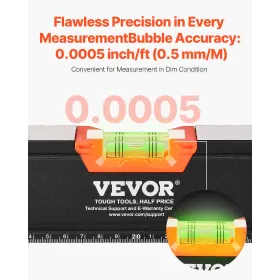 4-Piece Torpedo Level 48/24/16/10 In Aluminum Alloy Body with Bubble Vials