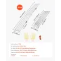 1000 lbs aluminiumsramper 1 pcs tunge belastningsramper med