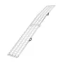 Aluminum Ramps, 1000 lbs, 1Pcs Heavy-duty Ramps with Wider Ramp Surface, Universal Stable Loading Ramp with Handles, Fit for Mot