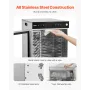 Rotary Food Dehydrator Machine, 12 Stainless Steel Trays, 800W Electric Food Dryer with Adjustable Temperature & 24-Hour Timer, 