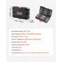 Lang Allen Hex Bit Socket Set 18-delt 3/8 tommer Drive S2 Alloy