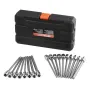 Lang Allen Hex Bit Socket Set 18-delt 3/8 tommer Drive S2 Alloy