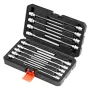 Extra Long Allen Hex Bit Socket Set, 18-Piece 3/8 inch Drive, S2 Alloy Steel and Cr-V Steel, Standard SAE and Metric 1/8-Inch-3/