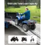 Aluminum Ramps, 1500 lbs, 2Pcs Heavy-duty Ramps with Wider Ramp Surface, Universal Stable Loading Ramp with Handles, Fit for ATV