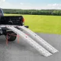 Aluminum Ramps, 1500 lbs, 2Pcs Heavy-duty Ramps with Wider Ramp Surface, Universal Stable Loading Ramp with Handles, Fit for ATV