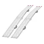 Aluminum Ramps, 1500 lbs, 2Pcs Heavy-duty Ramps with Wider Ramp Surface, Universal Stable Loading Ramp with Handles, Fit for ATV