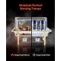8 Qt 4 Pack Rectangle Chafing Dish Buffet Set i fuld størrelse