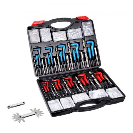 Helicoil Thread Repair Kit 338-Piece SAE and Metric Rethreading Tool Kit