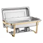 8 Qt 4 Pack Rectangle Chafing Dish Buffet Set i fuld størrelse
