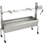 Rotisserie Grill, 132lbs Stainless Steel BBQ Pig Lamb Spit Grill Roaster, Roasting Box with 40W Motor & Adjustable Height & Lock