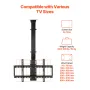 Motorized Ceiling TV Mount, TV Wall Mount for 32 to 55 Inch TV, Electric Adjustable Ceiling TV Mount, Motorized Flip Down TV Mou