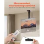 Motorized Ceiling TV Mount, TV Wall Mount for 32 to 55 Inch TV, Electric Adjustable Ceiling TV Mount, Motorized Flip Down TV Mou