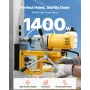Magnetic Drill, 1400W Motor 2 in Boring Diameter, 2922 lbf Portable Electric Mag Drill Press, 0-750 RPM Variable Speed, Drilling