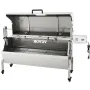Lamb Rotisserie, 132lbs Capacity, Stainless Steel Pig Lamb Spit Grill Roaster, with 40W Motor & Adjustable Height Lockable Caste