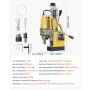 IC Drill 1400W 2922 lbf Mag Drill Press 2 i kedelig diameter