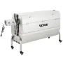 Lamb Rotisserie, 132lbs Capacity, Stainless Steel Pig Lamb Spit Grill Roaster, with 40W Motor & Adjustable Height Lockable Caste