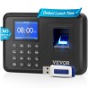 Time Clock Biometric Clock 100000 Records Employee Attendance Machine