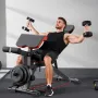 Weight Bench, 800lbs Adjustable Weight Bench Press for Full Body Workout, Exercise Sit up Bench for Home Gym Strength Training, 