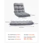 Gulvstol med rygstøtte foldning sofa stol 14 justerbare