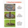 Tree Watering Rings, 4 Packs 10 Gallons Self-Watering Tree Bags, Slow Release Tree Irrigation Bags up to 30 Days, Heavy Duty Aut