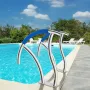 Pool Handrail, 30" x 30" Swimming Pool Stair Rail, 2 PCs Stainless Steel Stair Pool Hand Rail Rated 375lbs Load Capacity, Pool R