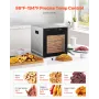 10 bakker mad dehydrator maskine rustfrit stål 1000W rykkende