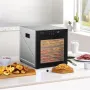 Food Dehydrator Machine, 10 Stainless Steel Trays, 1000W Electric Food Dryer with Adjustable Temperature & 24-Hour Timer, Freeze