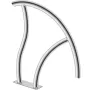 Pool Handrail, 30" x 30" Swimming Pool Stair Rail, 2 PCs Stainless Steel Stair Pool Hand Rail Rated 375lbs Load Capacity, Pool R