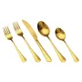 60-Piece Gold Silverware Set, Food-Grade Stainless Steel Flatware Utensils for 12, Mirror Finished Cutlery Set, Dishwasher Safe 