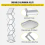 Foldable Magazine Display Rack, 6 Pockets Pop-Up Brochure Display Stand, Double-Sided Display Catalog Literature Holder Stand, P