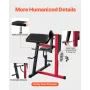 Preacher Curl Machine, 2 in 1 Bicep Curl Machine and Triceps Extension Machine, Seated Arm Isolated Bicep Station, Strength Trai