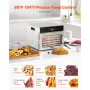 6 bakker mad dehydrator maskine rustfrit stål 400w rykkende
